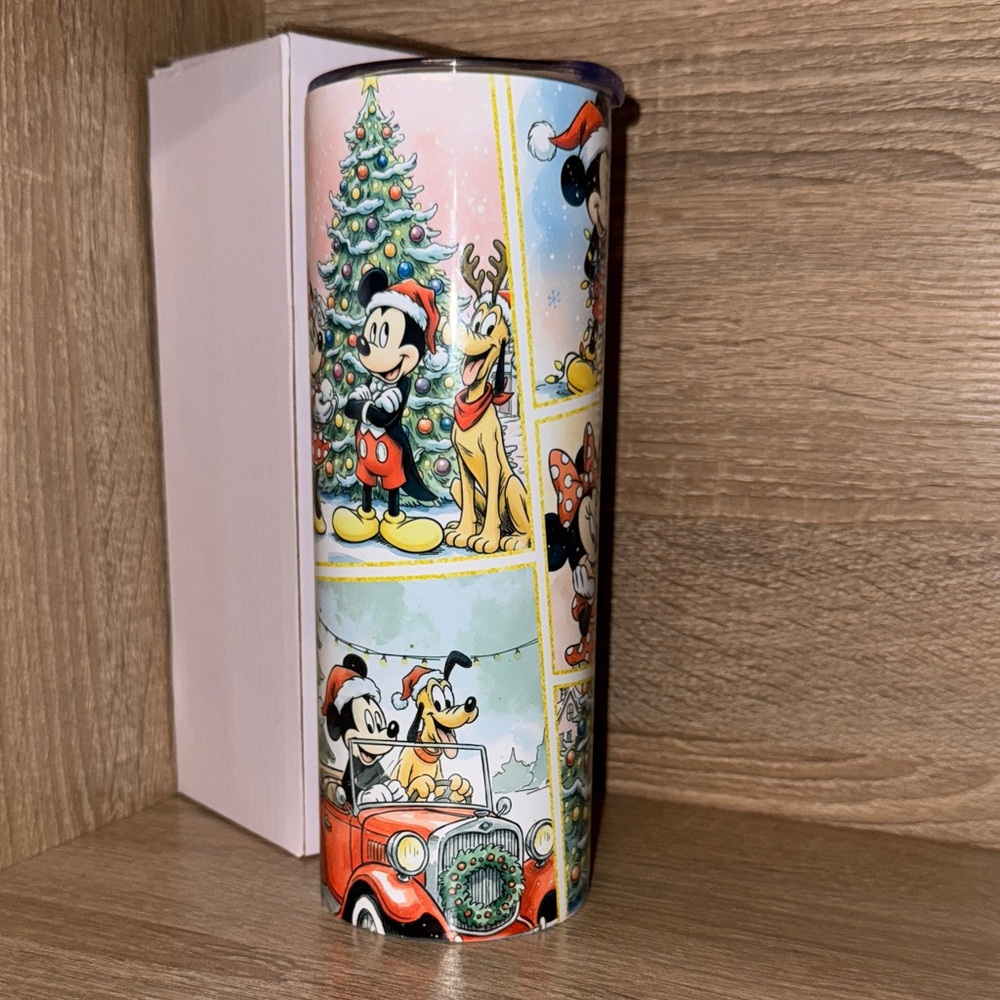 20oz Disney Christmas Mickey and Minnie